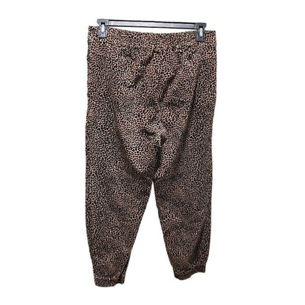 Anthropologie Kalea Leopard Print Corduroy Joggers Size Medium - Picture 4 of 11
